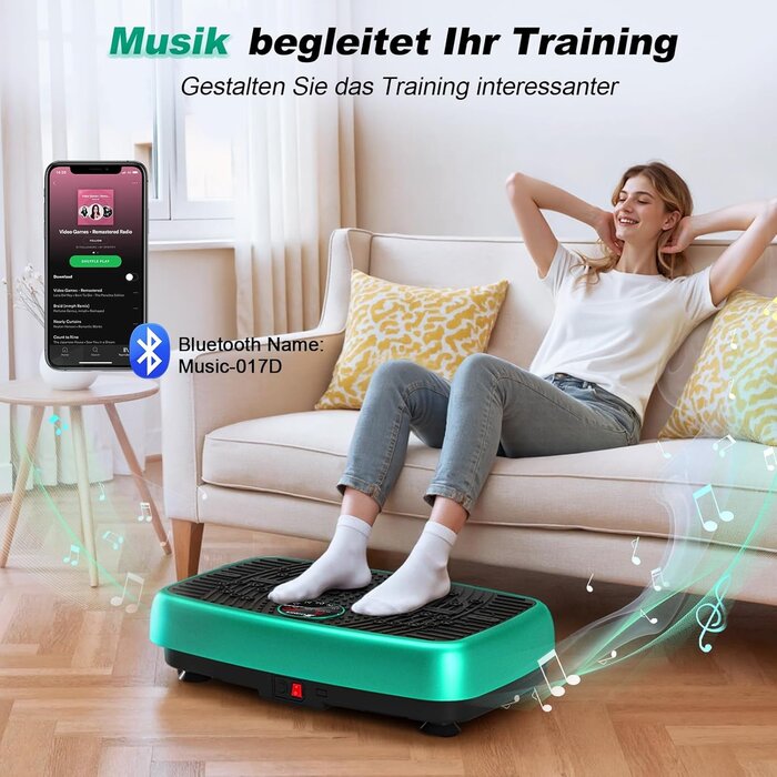 Plaque Vibrante - Plateforme d'entraînement pour le renforcement musculaire et le bien-être