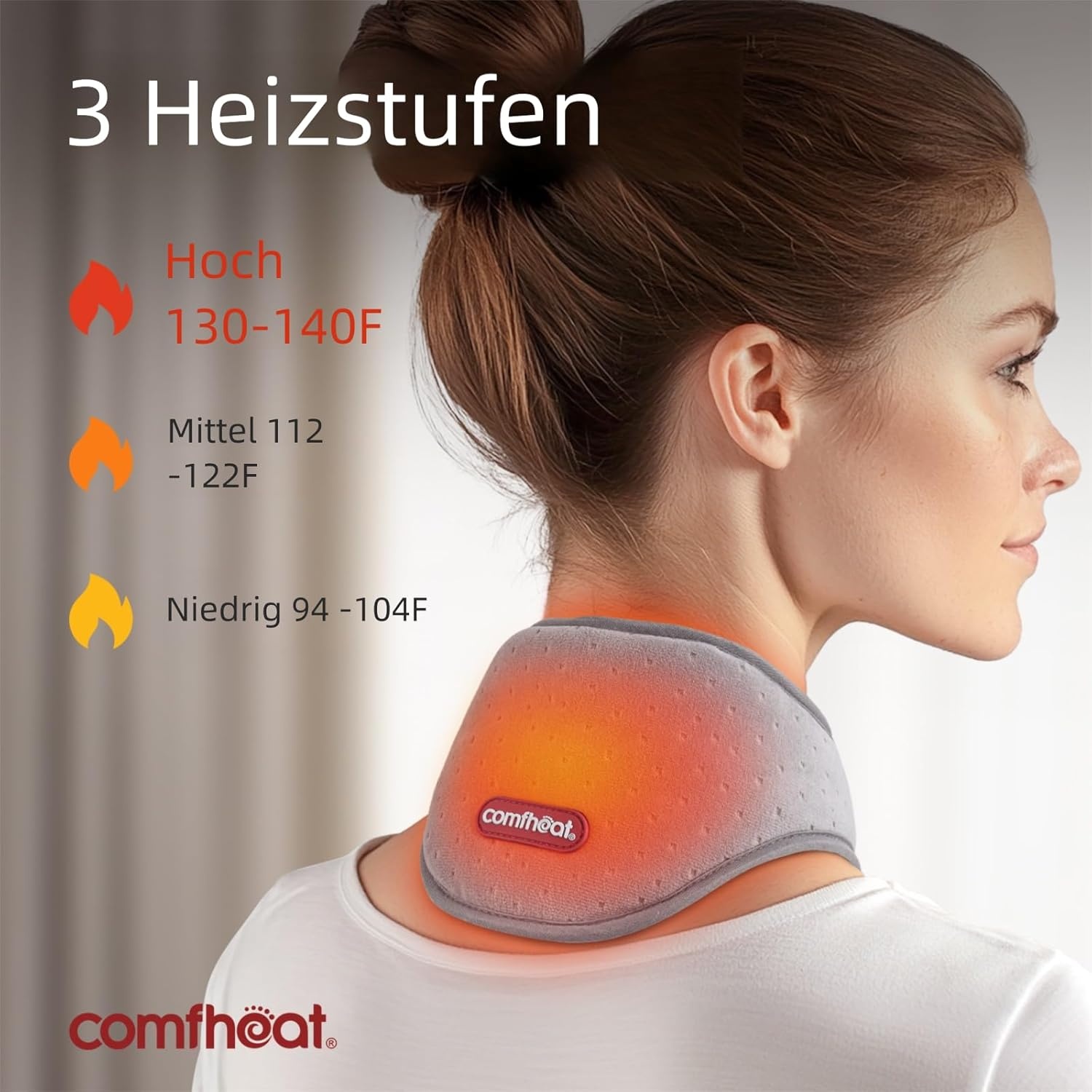 Coussin chauffant USB cou : Soulagement douleurs, régulation temp. Jusqu'à -30% !
