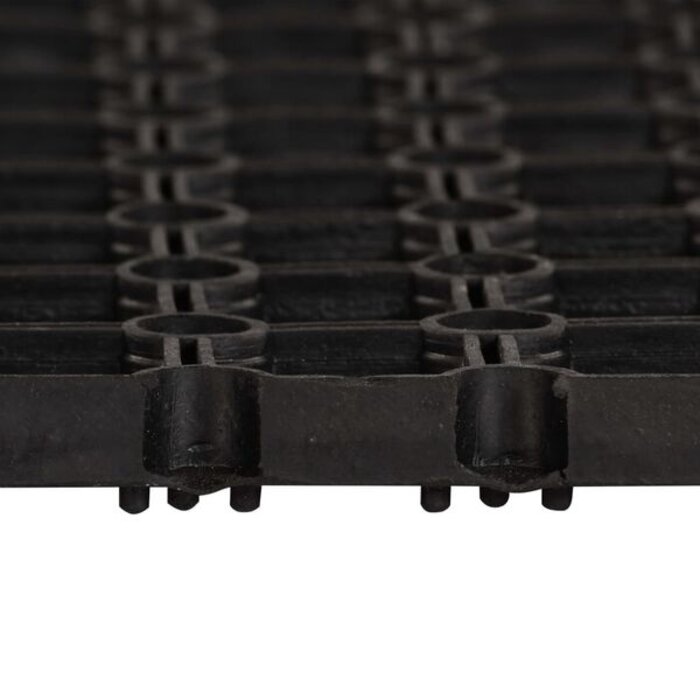 Tapis Caoutchouc Noir 100x200 cm - Épaisseur 22 mm | Jusqu'à -35%