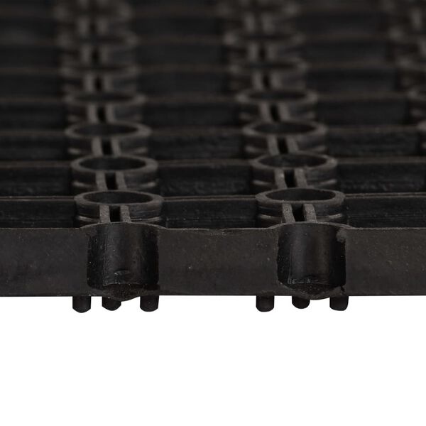 Tapis Caoutchouc Noir 100x200 cm - Épaisseur 22 mm | Jusqu'à -35%