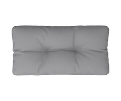 Coussin de Palette 70x40x12 cm Tissu Gris - Outlet jusqu'à 35% de réduction