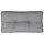 Coussin de Palette 70x40x12 cm Tissu Gris - Outlet jusqu'à 35% de réduction