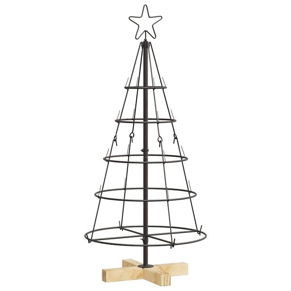 Sapin de Noël conique noir 90 cm - Outlet : jusqu'à 35% de remise !