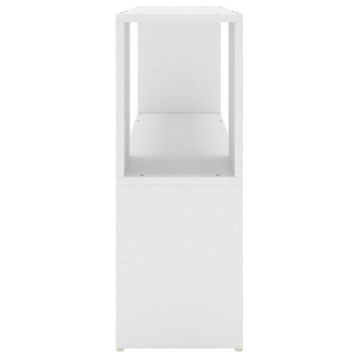 Étagère bibliothèque 100x24x63 cm Bois composite Blanc