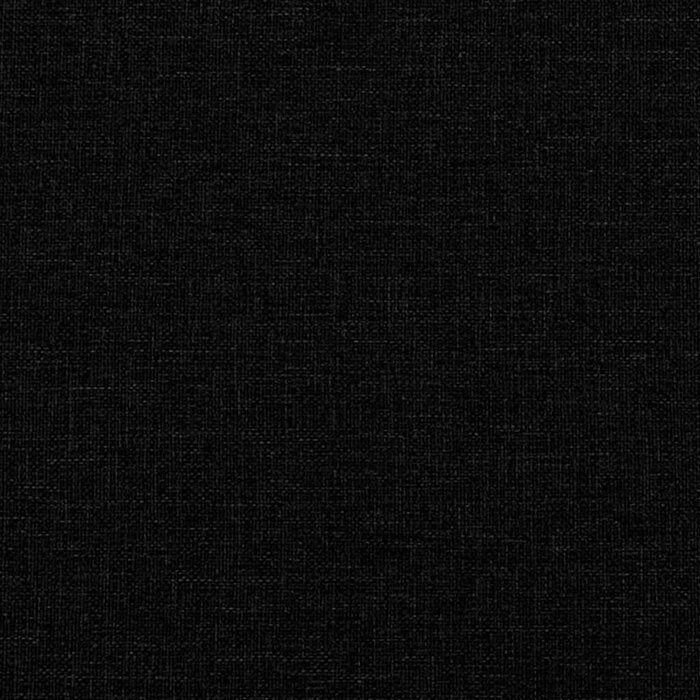 Pouf en Tissu Noir 60x50x41 cm, Style Moderne