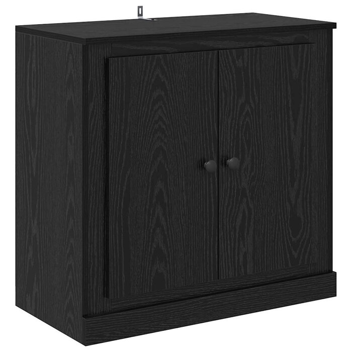 Bahut 3 Portes Chêne Noir 210x35.5x67.5 cm Bois Ingénierie - Article Outlet