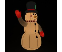 Bonhomme de neige gonflable lumineux LED, 120 cm, multicolore, tissu Oxford PU