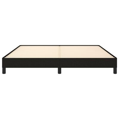 Cadre de lit en tissu noir 180x200 cm - Jusqu'à -35%