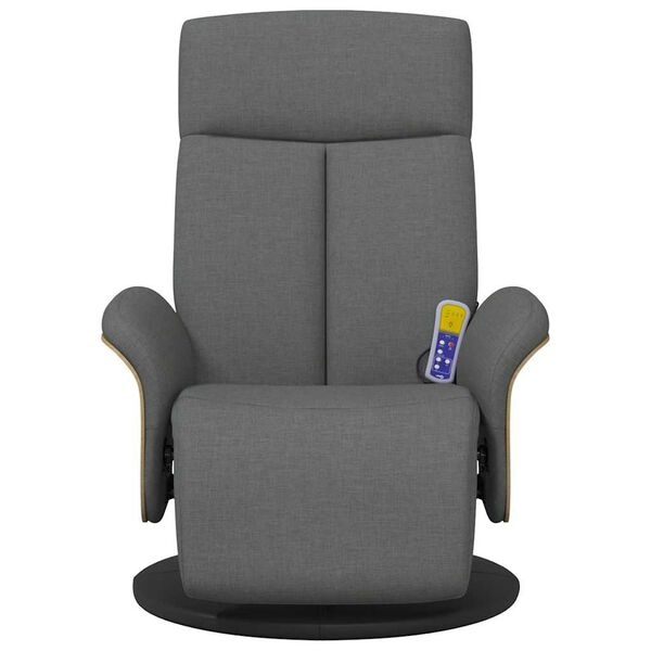 Fauteuil de massage inclinable & rotatif gris foncé - Jusqu'à 35% de réduction !