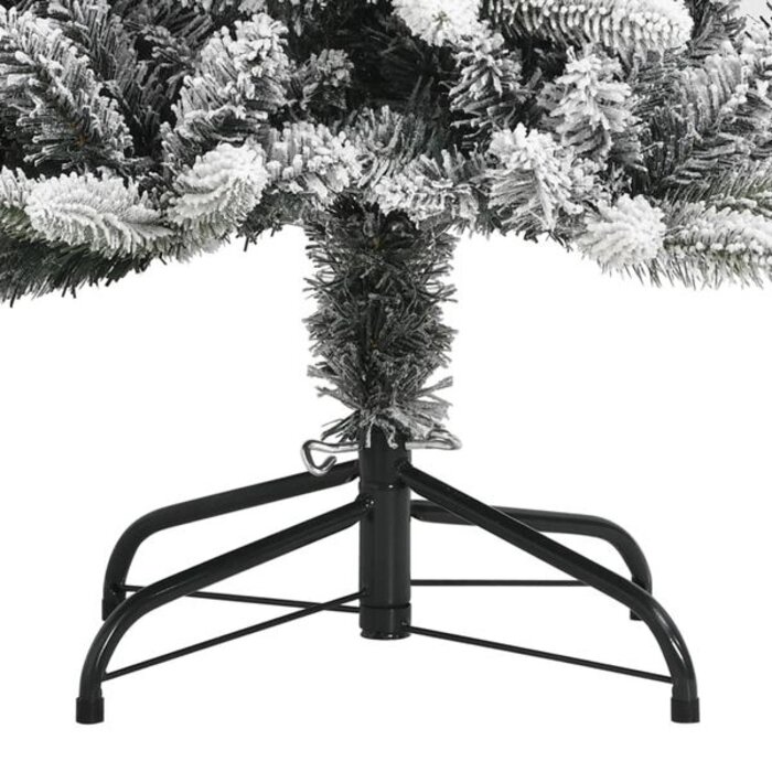 Sapin de Noël artificiel blanc et vert 150 cm - Jusqu'à 35% de réduction !