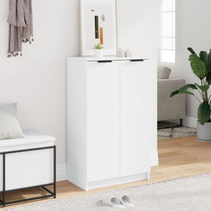 Meuble à chaussures Blanc - Rangement optimal - Jusqu'à -35%
