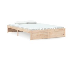 Cadre lit pin massif 120x200 cm - Jusqu'à 35% de réduction !