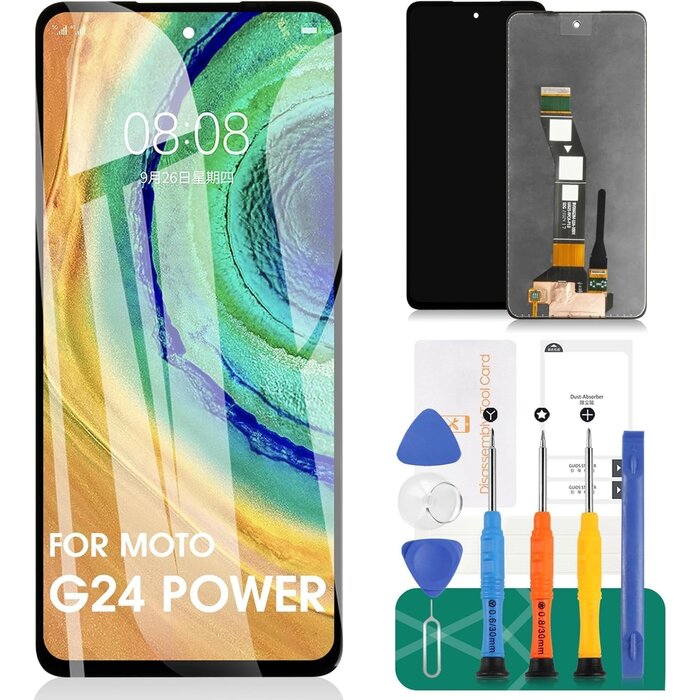 Écran LCD Tactile G04/G24/G24 Power 6.5" Noir - Jusqu'à -30%