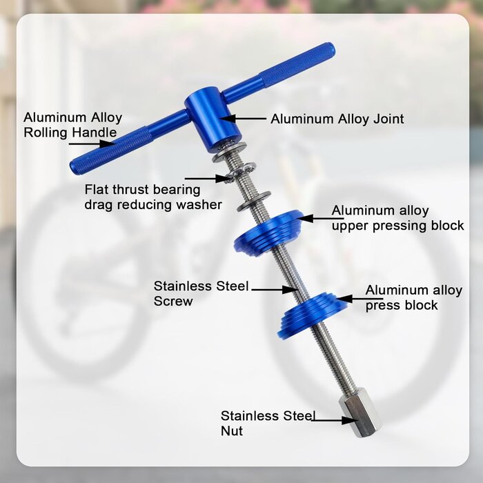 Outil de Presse Vélo Pro JDD & Boîtier de Pédalier | Jusqu'à -30%