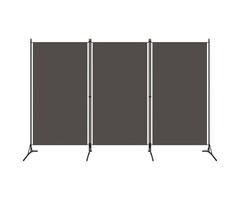 Paravent 3 panneaux anthracite 260x180 cm - Jusqu'à 35% de réduction !