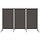 Paravent 3 panneaux anthracite 260x180 cm - Jusqu'à 35% de réduction !
