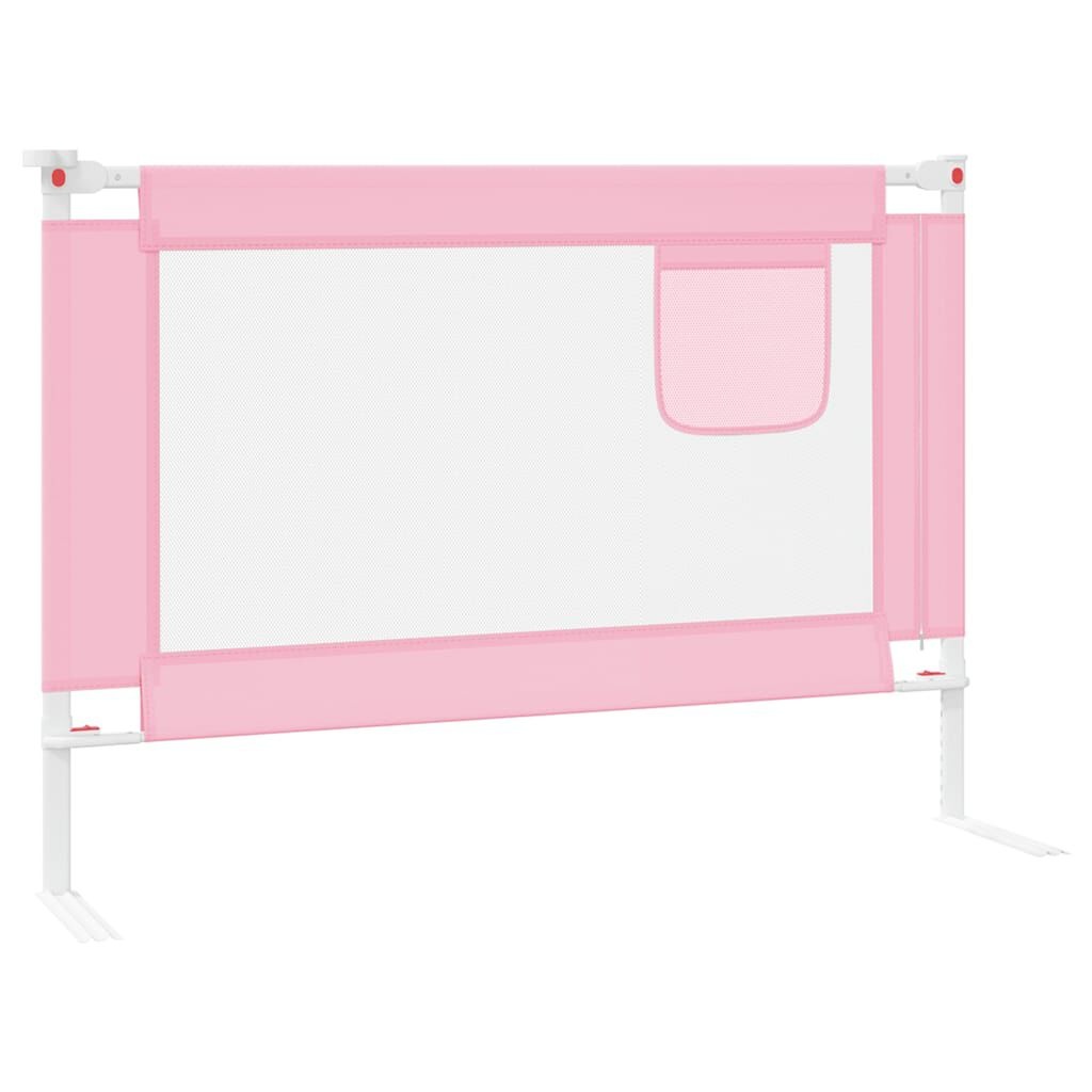 Barrière de lit enfant rose 90x25 cm | Sécurité & confort jusqu'à -35%