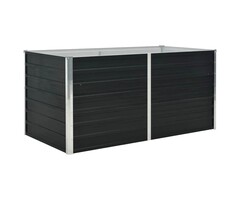 Jardinière surélevée anthracite 160x80x77 cm - Jusqu'à 35% de réduction !