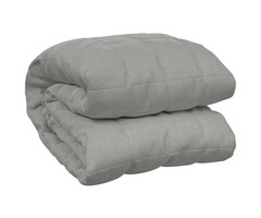 Couverture lestée 220x235 cm 15 kg grise - Jusqu'à 35% de réduction !