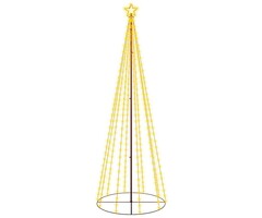 Sapin de Noël lumineux conique 310 LED blanc chaud 3m - Jusqu'à -35% !