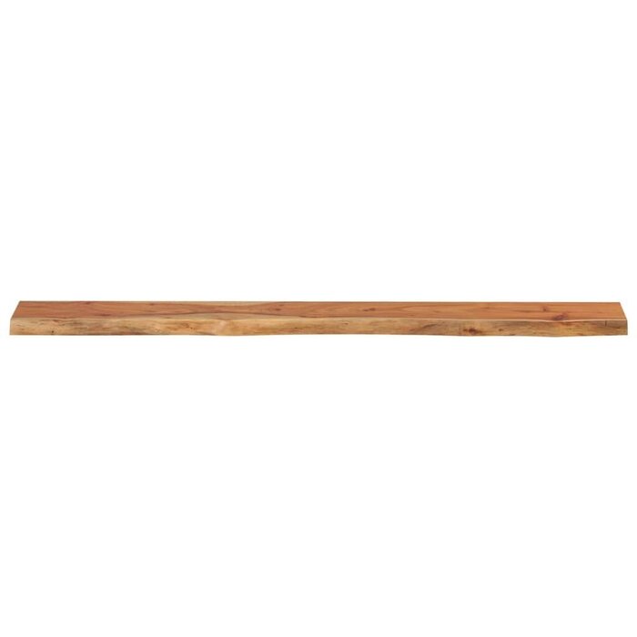 Étagère murale acacia bord naturel 160 cm - Prix Outlet : Jusqu'à -35% !