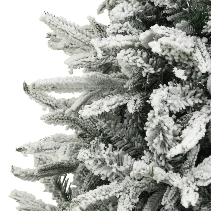 Sapin Noël artificiel vert 150cm, flocons de neige - Jusqu'à -35%