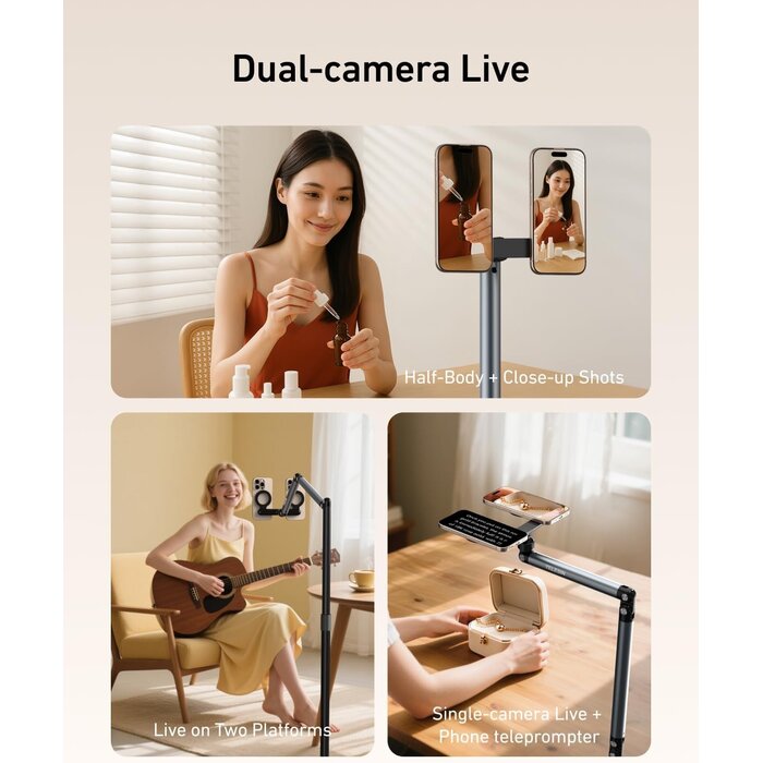 Support de tablette double position pour streaming - Jusqu'à 35% de réduction !