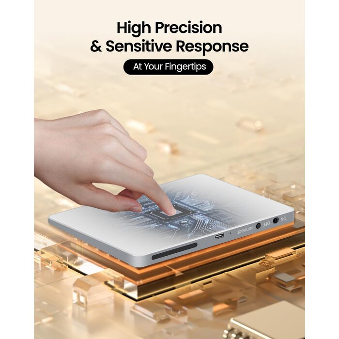 Trackpad Bluetooth Multi-Touch Portable Windows - Blanc - Jusqu'à 35% de réduction !