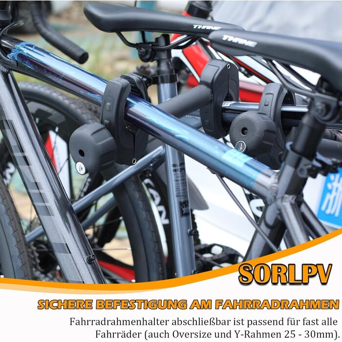 Support Cadre Verrouillable Universel Porte-Vélo (3 Pcs) - Jusqu'à 35% de Réduction