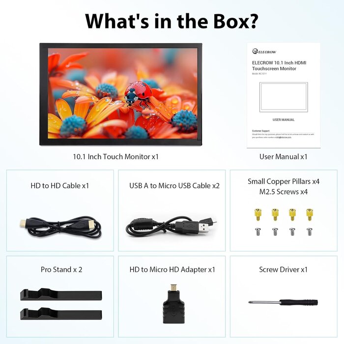 Moniteur Tactile HD 10.1" IPS pour Raspberry Pi, PC & Consoles - Jusqu'à -35%