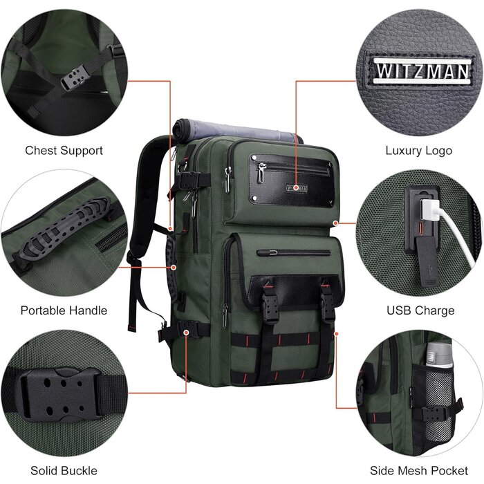 Sac à dos voyage homme convertible cabine, PC 17" - Jusqu'à -35% !