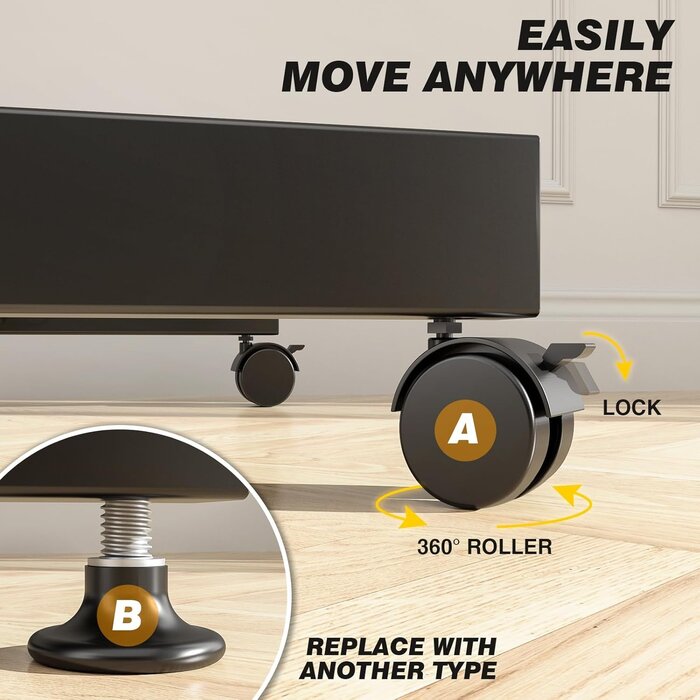 Support TV Mobile 13-50" Réglable & Rotatif - Votre Offre Outlet jusqu'à -35%