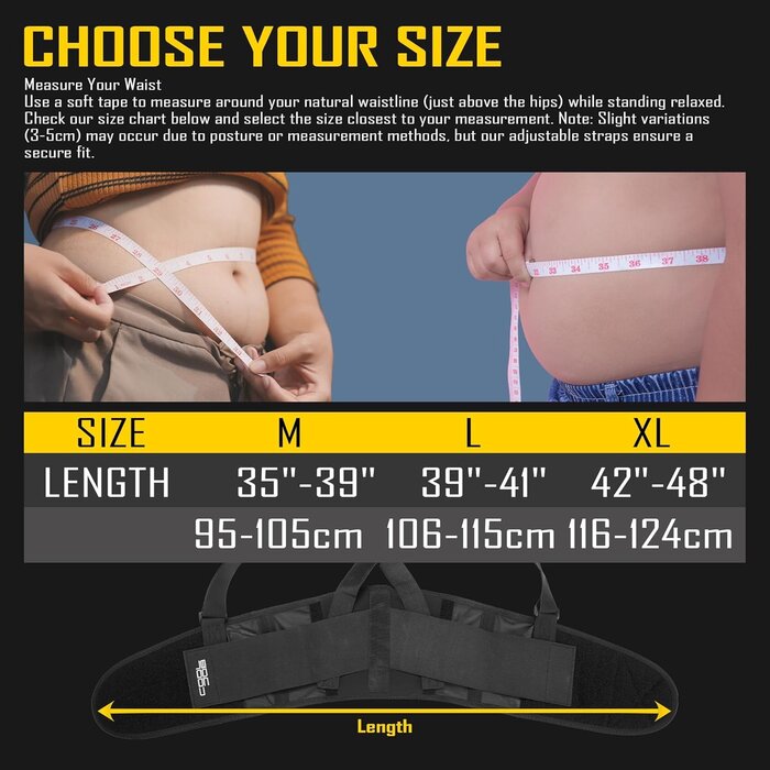 Ceinture Lombaire 3D Hommes/Femmes (Taille L) - Jusqu'à 35% de Réduction !