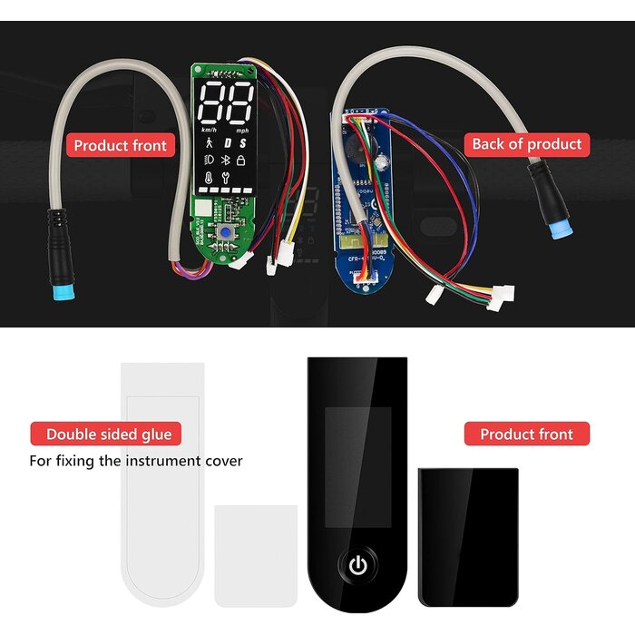 Améliorez votre trottinette: Tableau de bord Bluetooth V2.0 - Jusqu'à -35%