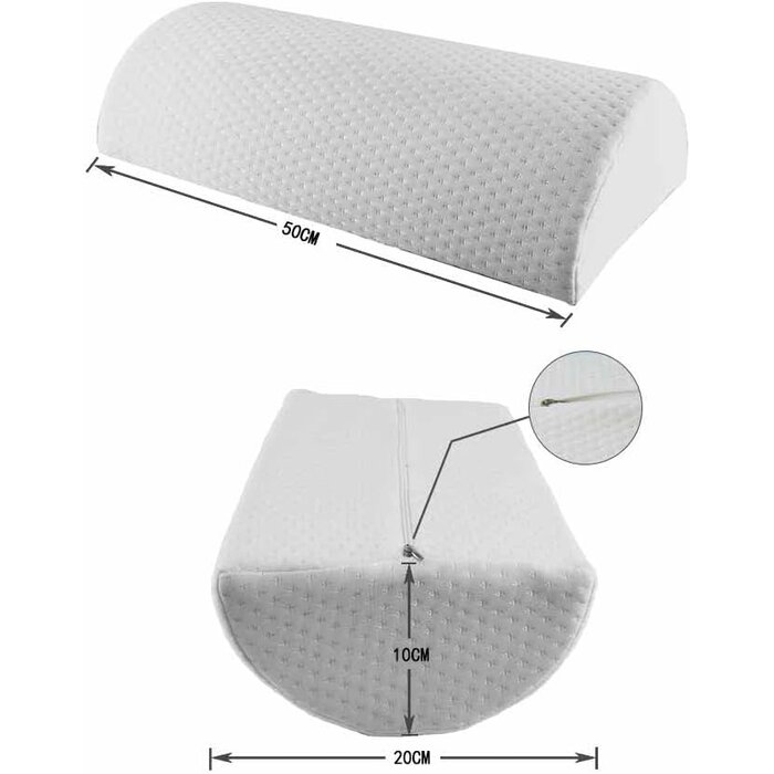 Oreiller Genou Orthopédique Mousse Mémoire - Soulage Dos, Hanches - Jusqu'à 35% de réduction