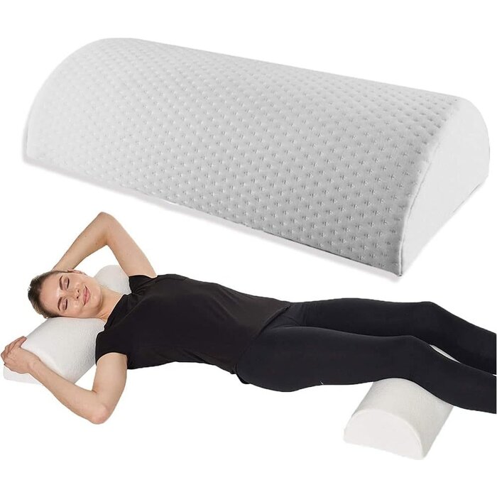 Oreiller Genou Orthopédique Mousse Mémoire - Soulage Dos, Hanches - Jusqu'à 35% de réduction