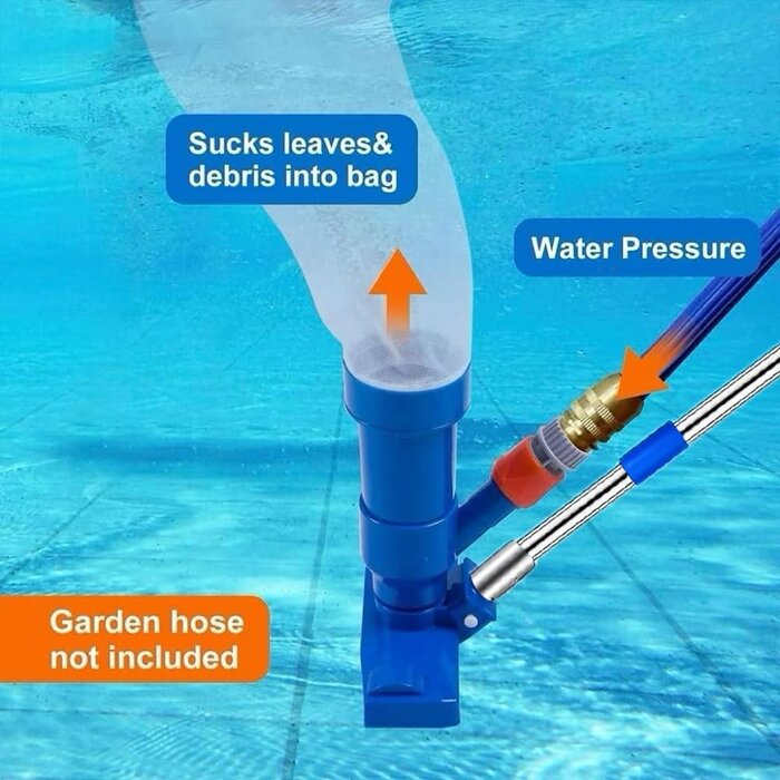 Kit nettoyage piscine télescopique 180cm, manuel - Jusqu'à -35%