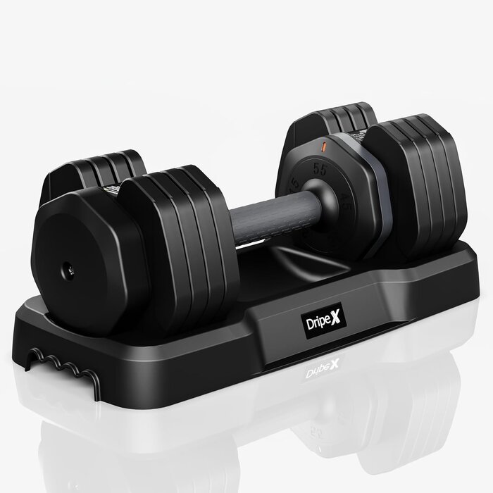 Haltère Réglable Fitness 24,5kg avec Rangement - Jusqu'à 35% de Réduction !