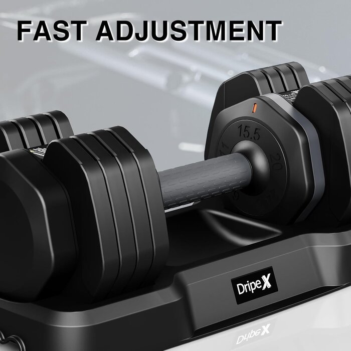 Haltère Réglable Fitness 24,5kg avec Rangement - Jusqu'à 35% de Réduction !