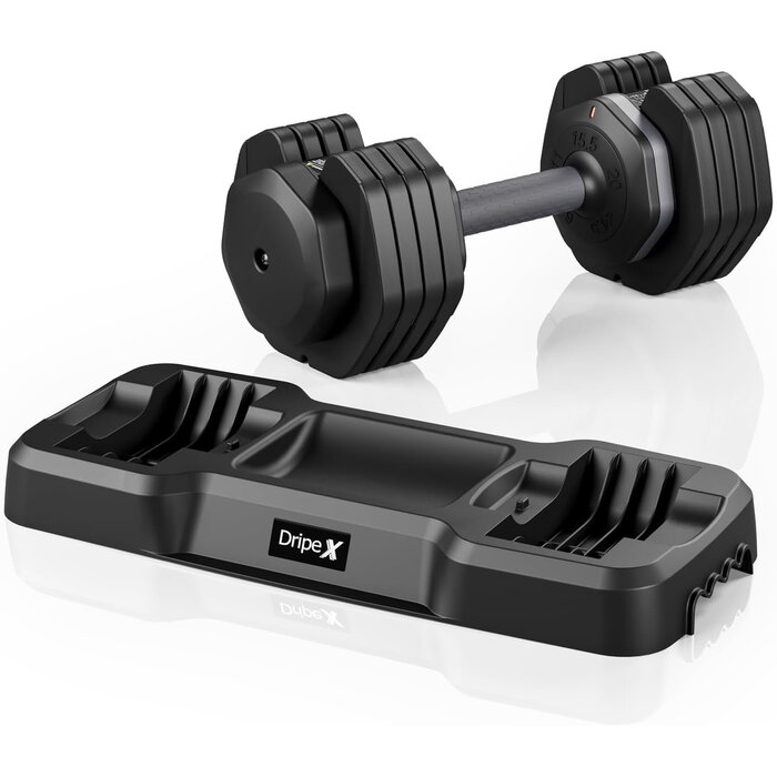 Haltère Réglable Fitness 24,5kg avec Rangement - Jusqu'à 35% de Réduction !