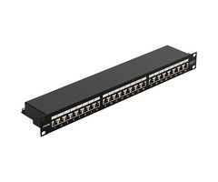 Panneau de brassage CAT 7, 24 ports RJ45 blindés Rack 19" - Jusqu'à -35%
