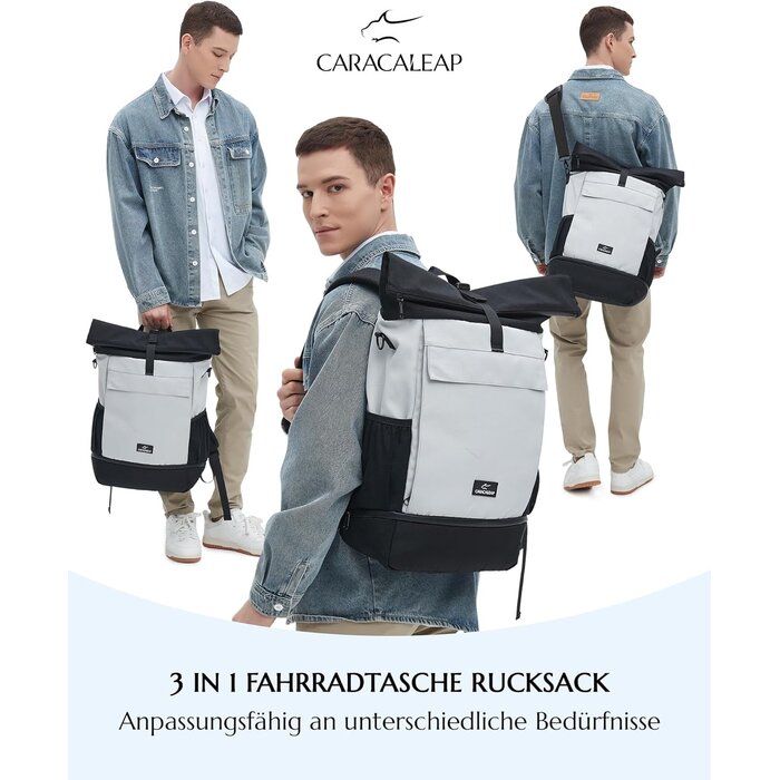 Sacoche Vélo 3-en-1 Imperméable avec Compartiment Chaussures - Jusqu'à 35% de réduction