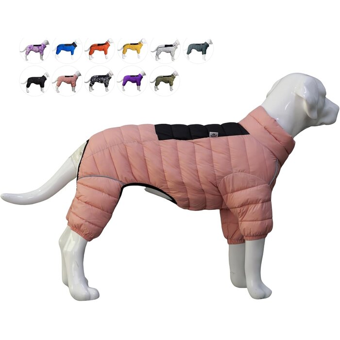 Manteau chien 4 pattes chaud & imperméable, Blanc Cassé - Jusqu'à -35% !