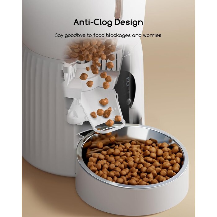 Distributeur de croquettes 4L programmable 6 repas - Jusqu'à 35% de réduction !