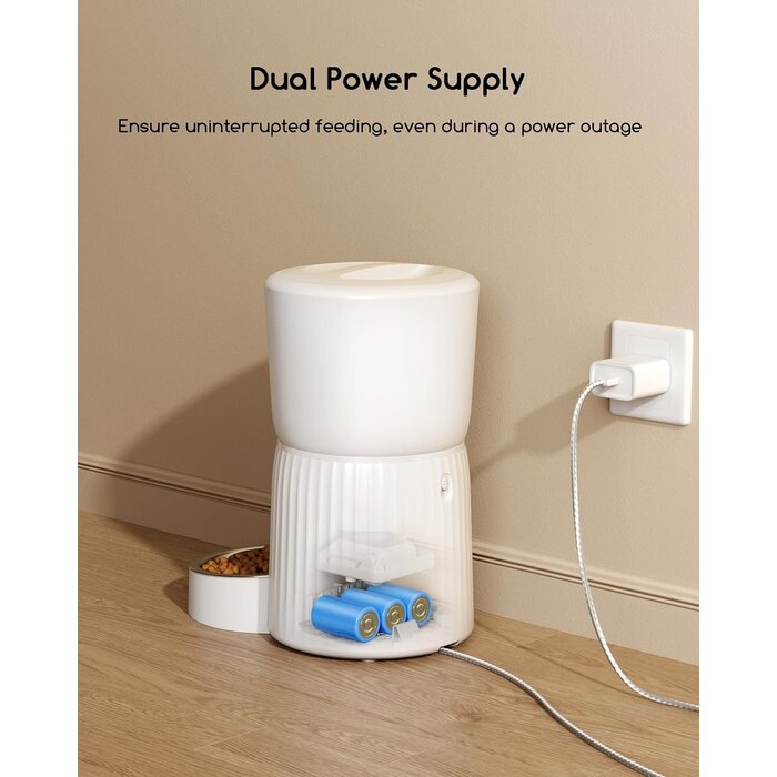 Distributeur de croquettes 4L programmable 6 repas - Jusqu'à 35% de réduction !