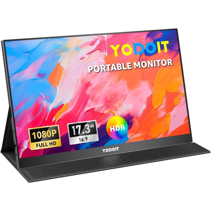 Moniteur portable 17.3" FHD IPS USB-C + HP intégré - Jusqu'à -35% !