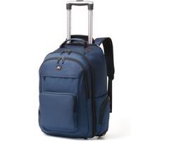 Sac à dos trolley 17.3" bleu - Voyagez futé, jusqu'à -35% !