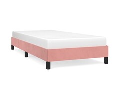 Cadre de Lit en Velours Rose 80x200 cm - Économisez jusqu'à 35% !