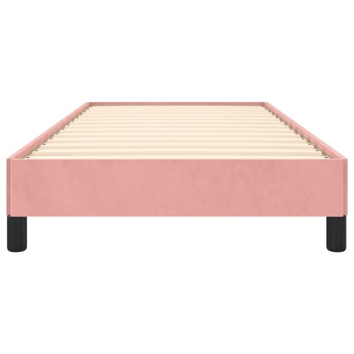 Cadre de Lit en Velours Rose 80x200 cm - Économisez jusqu'à 35% !