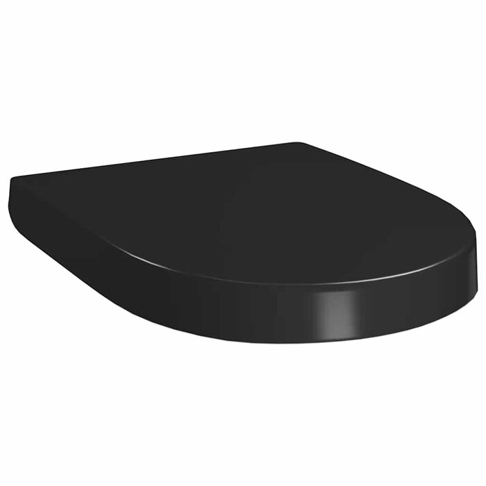 Abattant WC noir à fermeture progressive - Jusqu'à 35% de réduction !